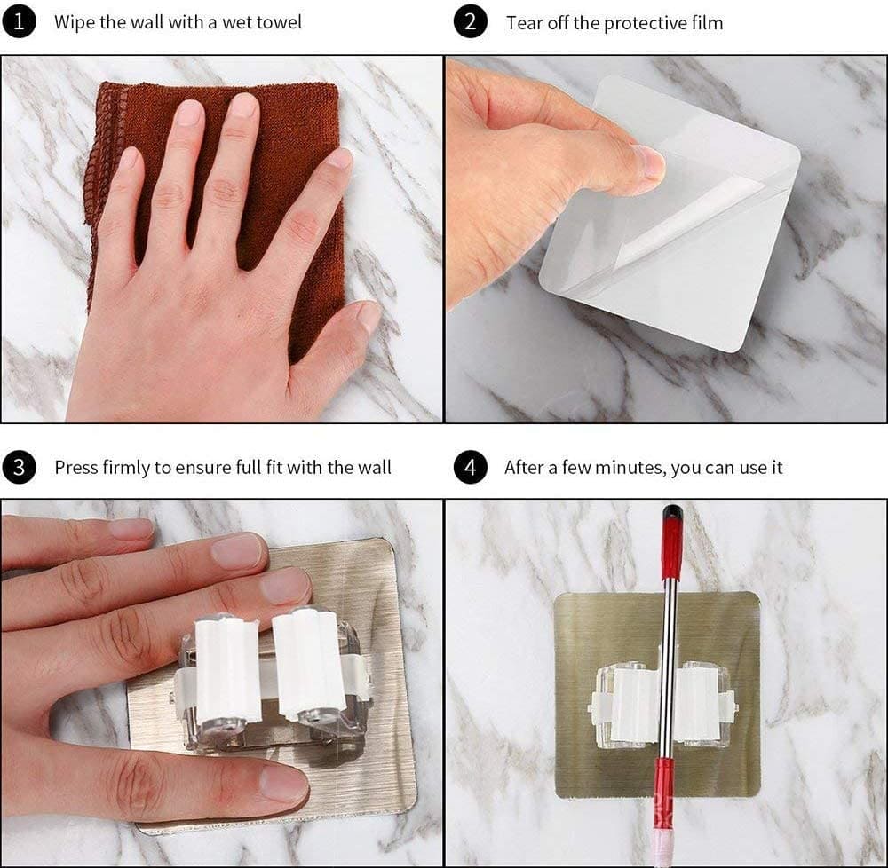 Brush Broom Hanger Hook, Super Anti Slip Utility Hooks, Home Storage Rack, Bathroom Suction Hanging Pipe Hooks, Wall Mounted Mop Organizer Holder, Multipurpose Wall Hook Brush Broom Hanger Hook, Super Anti Slip Utility Hooks, Home Storage Rack, Bathroom Suction Hanging Pipe Hooks, Wall Mounted Mop Organizer Holder, Multipurpose Wall Hook